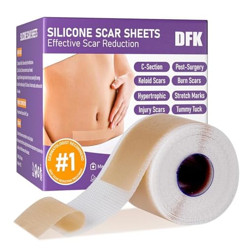 DFK Scar Tape Silicone Scar Sheets (1.6" x 118" Roll-3M) Deal