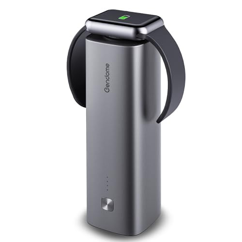 GENDOME 15000mAh 22.5W LiFePO4 QC3.0 & PD3.0 + Wireless Charging for Apple Watch
