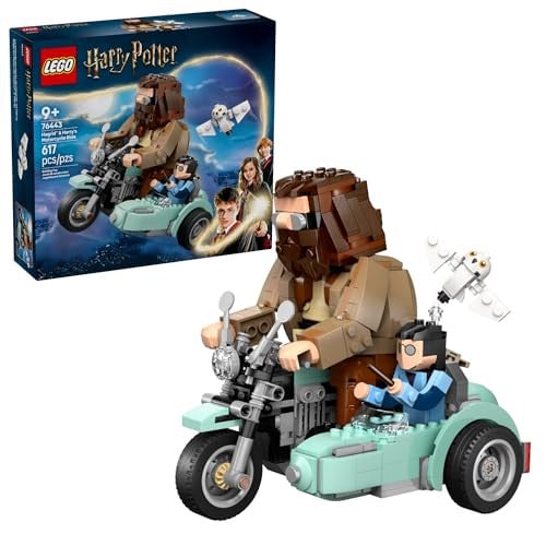 LEGO Harry Potter Hagrid & Harry's Motorcycle Ride Building Set 617-Piece Deal
