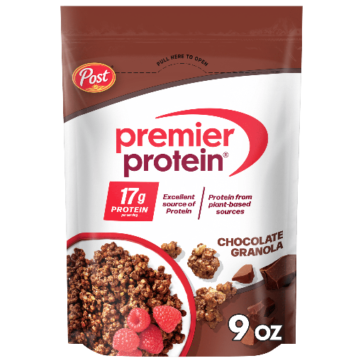 Premier Protein Granola, Chocolate Flavored Crunchy Clusters, 9 oz + $1.25 Walmart Cash