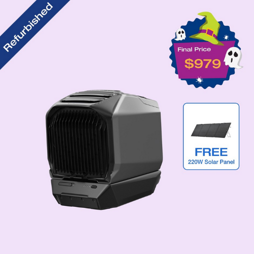 Ecoflow Wave 3 Portable Air Conditioner + Add on Battery + 220W Solar Panel (Refurbished)