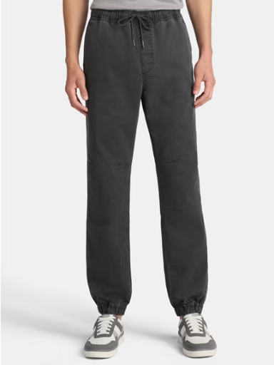 No Boundaries Men's Twill Jogger Pants Deal