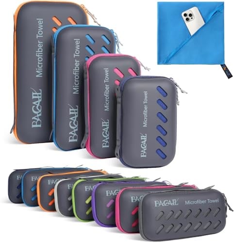 Bagail Basics Microfiber Sport & Outdoor Towel 20" x 40"