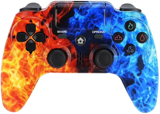 YUOY Wireless Controller for PS4, PS4 Slim, PS4 Pro & Windows PC (7 Designs)