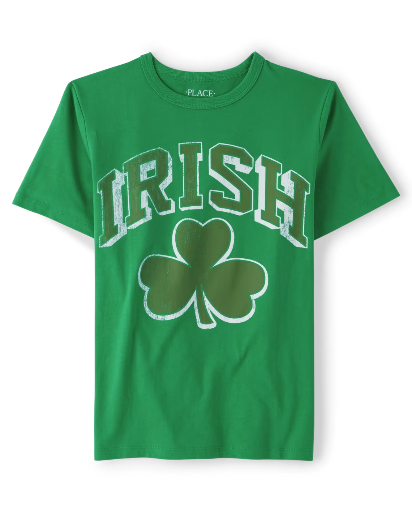 Boys "Irish" Shamrock T-Shirt