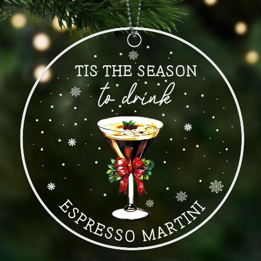 Espresso Martini Ornament