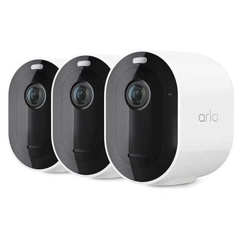 Arlo Pro 5S Spotlight Security Camera 2K HDR, 3 Cameras