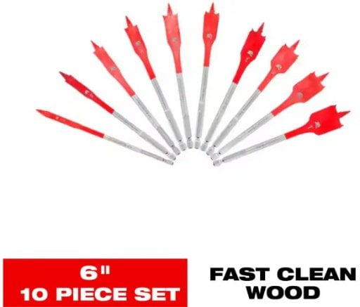 DIABLO SPEEDemon High Speed Steel Spade Bit Set with Pouch 10-Piece Deal