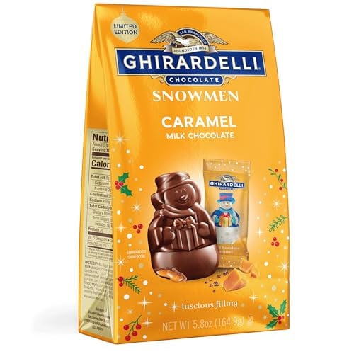 Ghirardelli Milk Chocolate Caramel Snowmen 5.8-Oz Deal