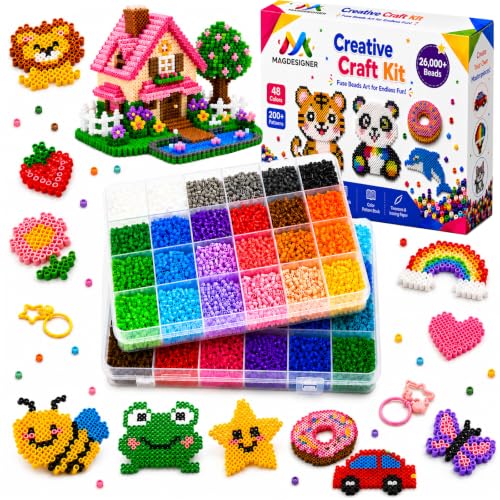 Fuse Beads Kit 26000PCS 48Colors