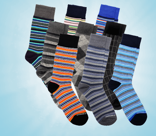 Unsimply Stitched Mens Dress Socks 9-Pack