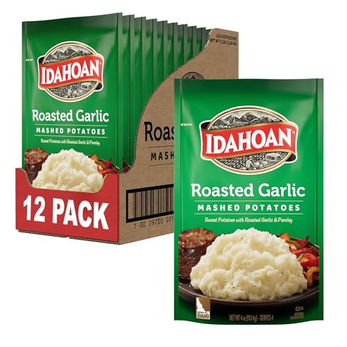 Idahoan Roasted Garlic Mashed Potatoes 12-Pack