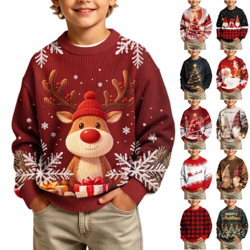 Boys Christmas Sweaters Pullover