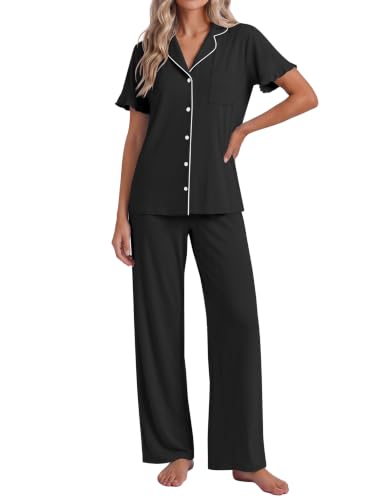 Ekouaer Button Down Soft Pajama Sets Deal