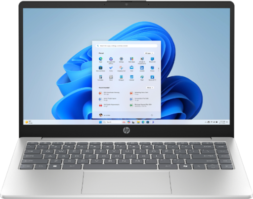 HP 14" Notebook with Copilot AMD Athlon Silver 7120U 4GB RAM 256GB SSD
