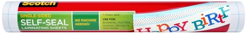 Scotch Self-Seal Laminating Sheets 16" x 10' 1 Roll