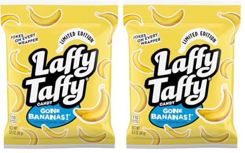 Laffy Taffy Mini Banana Bars 3.5 oz 2-Pack Deal