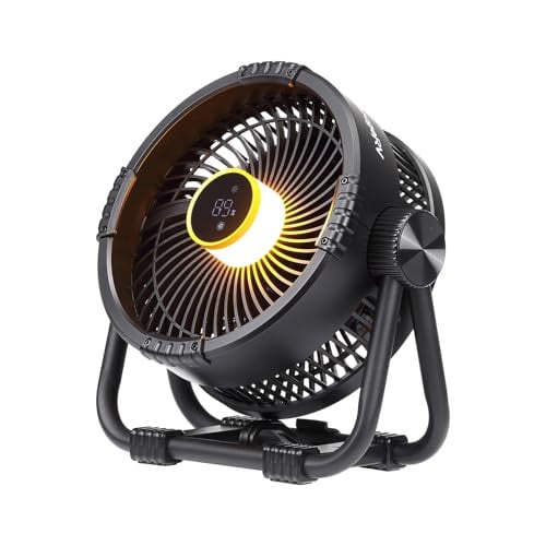 BougeRV 20000mAh Rechargeable Camping Fan w/ Light & App Control Deal