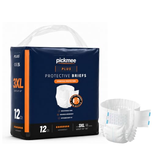 AAADULT DIAPER PLUS SIZE 3XL 12-Count