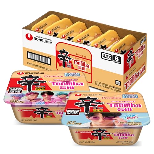 Nongshim Shin Ramyun Square Bowl 6-Pack (Spicy & Creamy Toomba) Deal