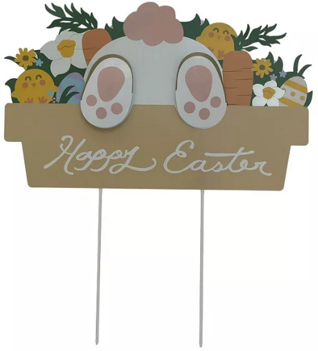 Happy Easter Garden Stake