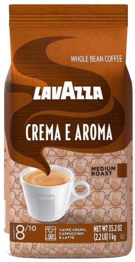 Lavazza Medium Roast Whole Bean Coffee (Creme e Aroma) 2.2-Lb