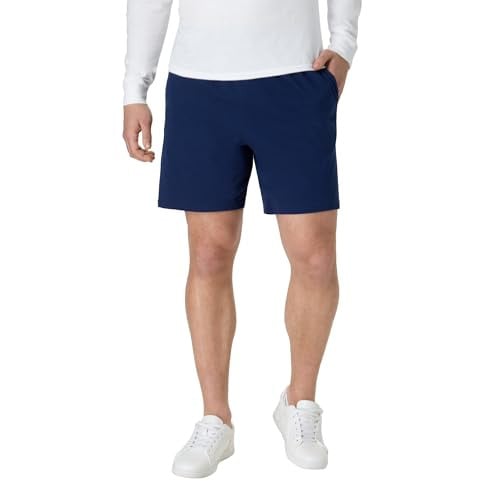 Hanes Men’s Jersey Pocket Shorts 7.5″ Inseam
