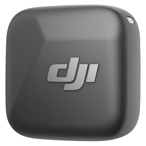 DJI Mic Mini Transmitter (Infinity Black) Ultralight Wireless Lavalier Microphone