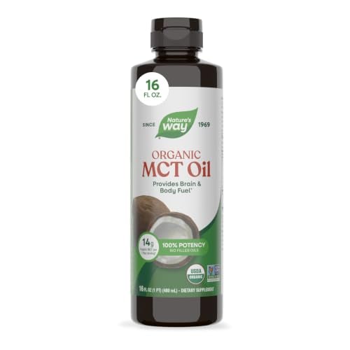 Nature's Way Organic MCT Oil, Keto & Paleo, 16 Fl Oz Deal