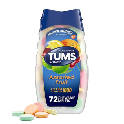 TUMS Ultra Strength 1000 Antacid Tablets 72-Count
