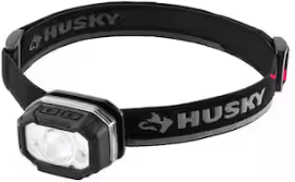 Husky 400 Lumens LED Micro USB-C Rechargeable Headlamp