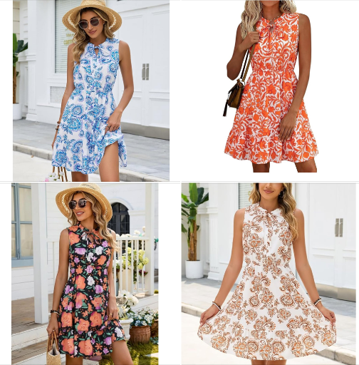 Empire Waist A-Line Summer Dresses Deal
