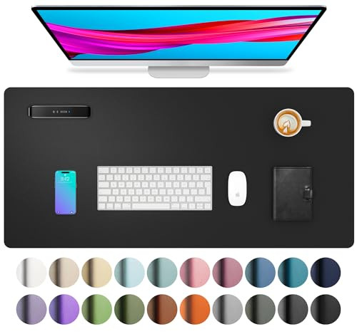 Aothia Leather Desk Pad Protector 23.6" x 13.7"