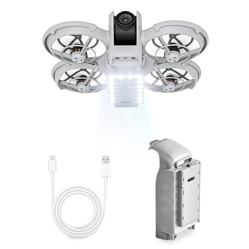DJI Neo Battery / Protector for DJI Neo Accessories, Neo LED Light Landing Gear 2-in-1 Kit