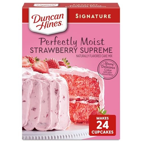 Duncan Hines Strawberry Supreme Cake Mix 15.25-Ounce