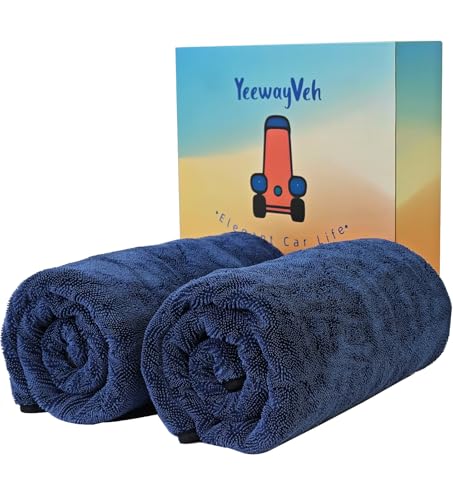 YeewayVeh 2-Pack 48" x 32" Car Drying Towels Deal