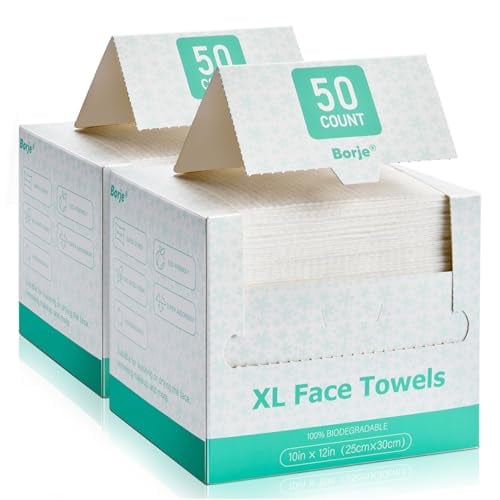 Borje XXL Disposable Face Towels 100-Count Deal