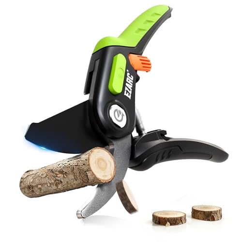 EZARC SK5 Steel Blade Bypass Pruning Shears with 1" Cut Capacity