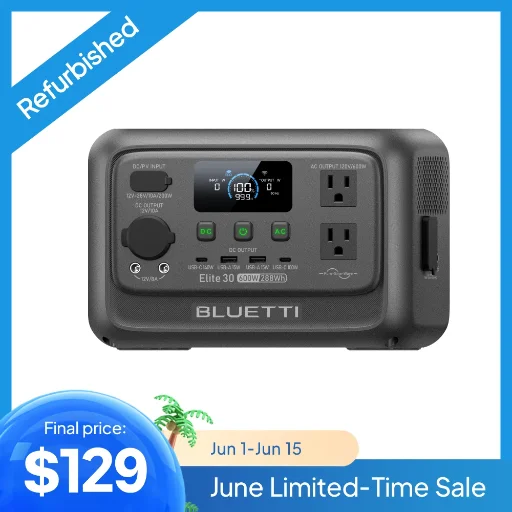 BLUETTI Elite 30 V2 600W 288Wh Portable Power Station Deal