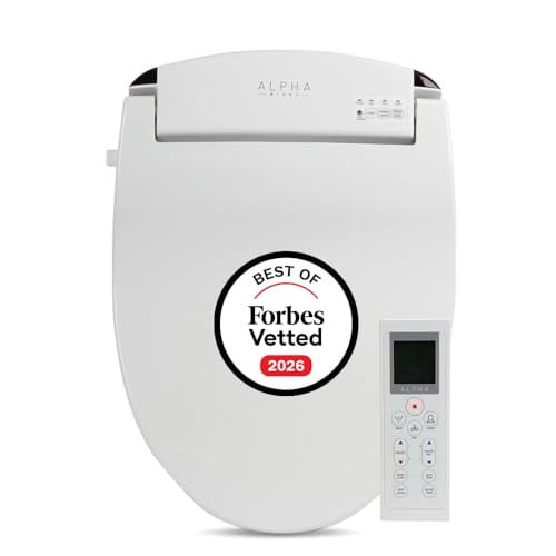 ALPHA BIDET JX2 Elongated Bidet Toilet Seat, White Deal