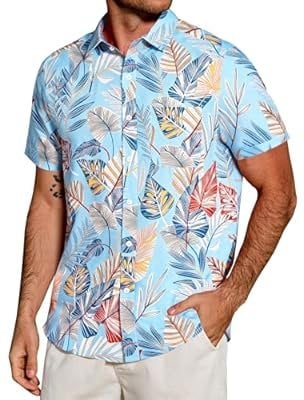Men’s Hawaiian Short Sleeve Shirts Deal