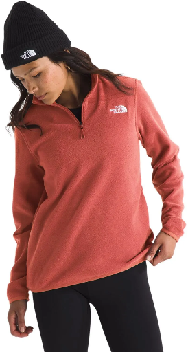 The North Face Women's Glacier Fleece 1/4 Zip Jacket (Mars Dust)