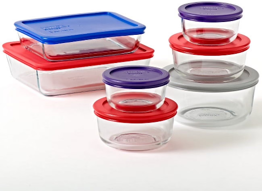 Pyrex Simply Store Glass Bakeware Set 14-Piece