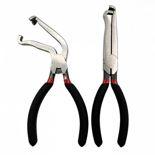 Electrical Connector Removal Pliers Set - Red 60° Angled & Straight Tips Deal
