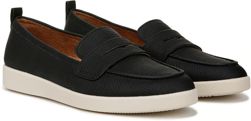 Woman's Naturalizer Ingrid Loafer - Black Embossed Deal