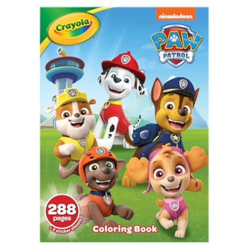 Crayola Paw Patrol Coloring Book 288pgs