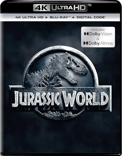 Jurassic World 4K Ultra HD + Blu-ray + Digital, Dolby Vision + Dolby Atmos Deal