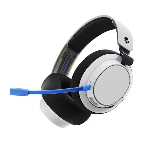 Skullcandy SLYR Pro Wireless Multi-Platform Gaming Headset - White/Blue Deal