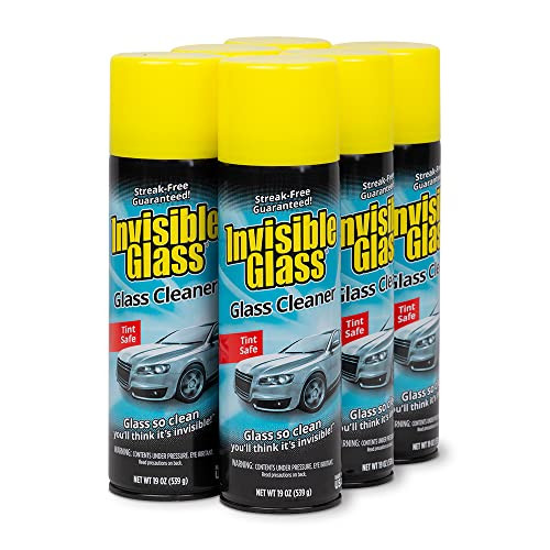 Invisible Glass Premium Aerosol Glass and Window Cleaner 6-Pack