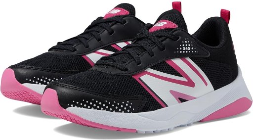 New Balance Big Kids' Dynasoft 545 Shoes (Black/Carnival Pink)